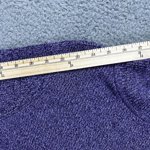 Karen Scott 2 x 2 Mock Neck Top Purple Bliss Size PET / MED PM Long Sleeve NEW - Picture 6 of 10